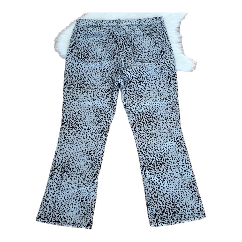 #308 Rag & Bone Hana Velvet Print Cheetah Jeans - image 4